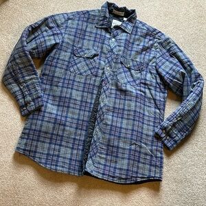 Dry goods saucatuck company flannel insulated shirt jacket